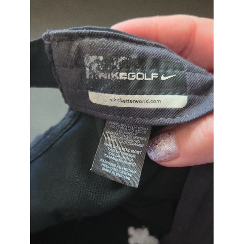 Disney Parks Nike Golf Mickey Mouse Black Athletic Hat Adjustable Sporty Sun - Picture 5 of 5